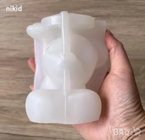 3D Мече с поднос поставка табла основа силиконов молд форма смола фондан шоколад гипс, снимка 5 - Форми - 52769347