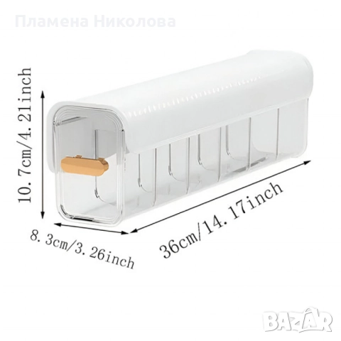 Комплект от 3 органайзера с чекмедже с 5 отделения, снимка 3 - Кутии за съхранение - 52987648