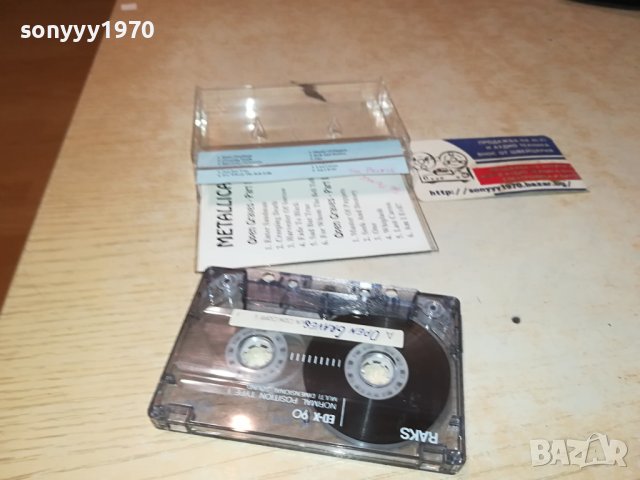 METALLICA-КАСЕТА 1412231038, снимка 14 - Аудио касети - 43407135