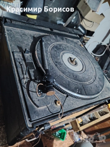 грамофон касетофон Philips за части или за ремонт , снимка 5 - Грамофони - 53606684