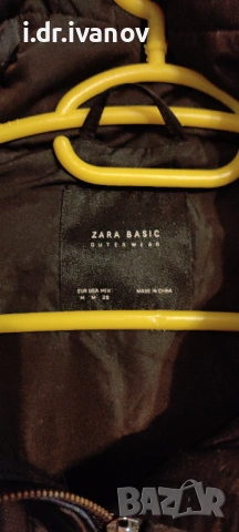 ZARA дълго яке с гъши пух и качулка , снимка 4 - Якета - 53399371