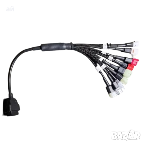 OBD2 1 към 9 мулти мотоциклетен диагностичен кабел