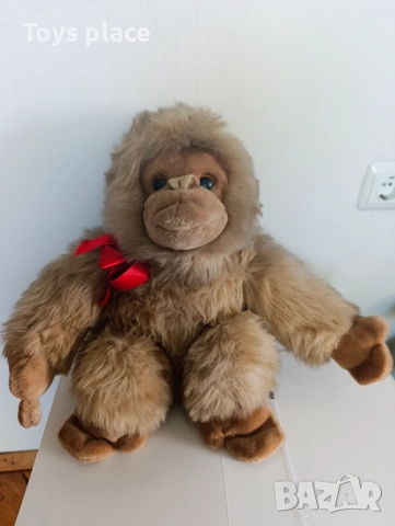 Винтидж голяма плюшена маймунка vintage disney germany monkey plüti qualität, снимка 2 - Плюшени играчки - 50806453