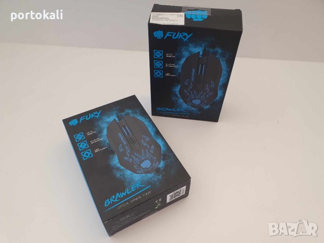 Геймърска мишка FURY BRAWLER, снимка 5 - Клавиатури и мишки - 43224956