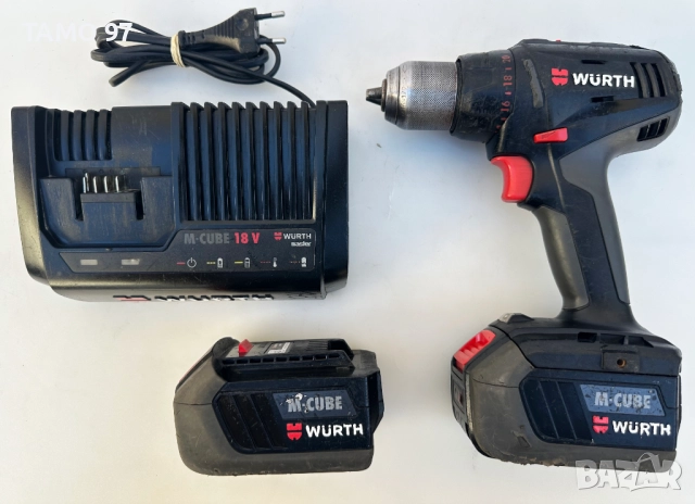 Wurth ABS 18 Compact - Безчетков акумулаторен винтоверт 2х18V 4.0Ah, снимка 3 - Винтоверти - 51777267