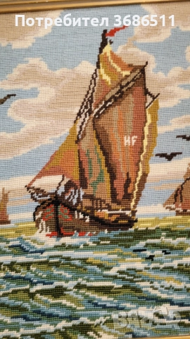 Гоблен в масивна рамка, снимка 2 - Гоблени - 52105578