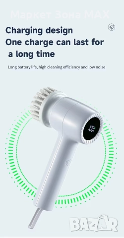 Високооборотна 9-в-1 Електрическа Четка за Почистване, снимка 13 - Други стоки за дома - 52891210