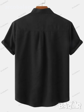 Ежедневна мъжка риза с къс ръкав, 6цвята , снимка 13 - Ризи - 44901083