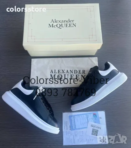 Мъжки черни кецове Alexander McQueen-BR336