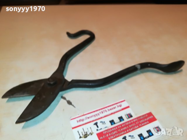 РЕТРО НОЖИЦИ ЗА ЛАМАРИНА 1510222011, снимка 3 - Антикварни и старинни предмети - 38341156