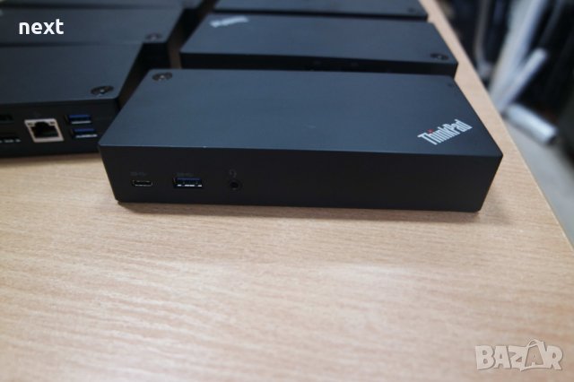 Докинг станция Lenovo ThinkPad USB-C (Type-C) Dock 40A9 + Гаранция, снимка 5 - Части за лаптопи - 27704952