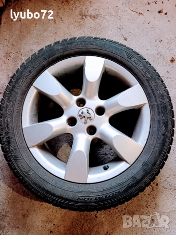 Лети джанти 16" 4х108 - 4 броя комплект със зимни гуми, снимка 5 - Гуми и джанти - 52911746