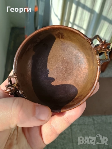 Бронзова купичка-6, снимка 8 - Антикварни и старинни предмети - 52636096