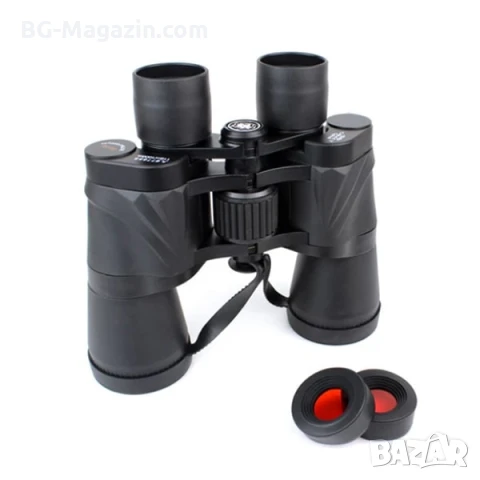 Мощен туристически бинокъл Barste 50X50 за лов риболов наблюдения на птици животни къмпинг природа, снимка 10 - Екипировка - 50930469