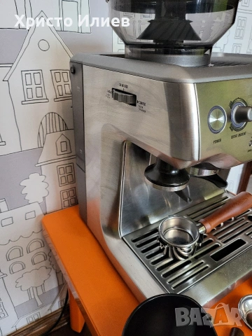 Еспресо машина SAGE Barista Express Кафемашина с кафемелачка, снимка 8 - Кафемашини - 53462788