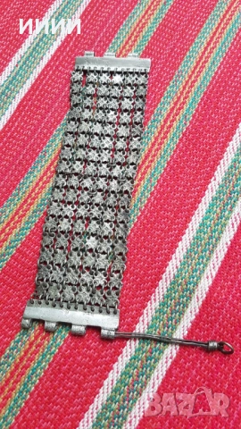 Сребърна гривна верижка , снимка 3 - Антикварни и старинни предмети - 52186747