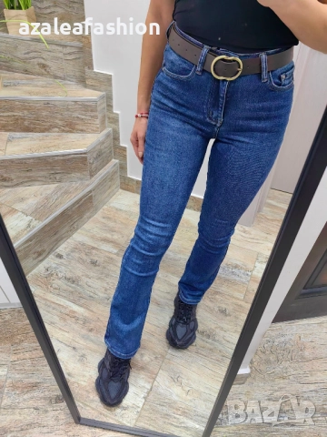 Дамски дънки с колан, снимка 6 - Дънки - 52732928