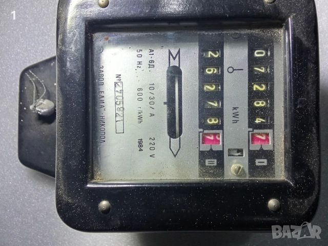 Стари електромери , снимка 2 - Други стоки за дома - 52214233