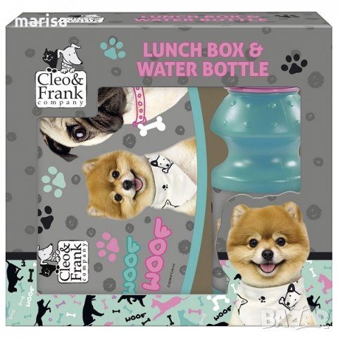 Комплект бутилка за вода и кутия за храна, Cleo i Frank 082285, снимка 1 - Други - 32614645