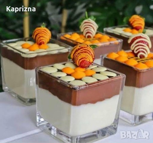 Квадратна купа от стъкло, снимка 9 - Декорация за дома - 35263840