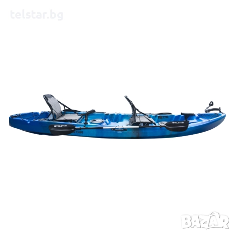 Семеен риболовен каяк HAPPINESS – триместен модел 2+1 за семейни приключения, снимка 2 - Воден транспорт - 52429845