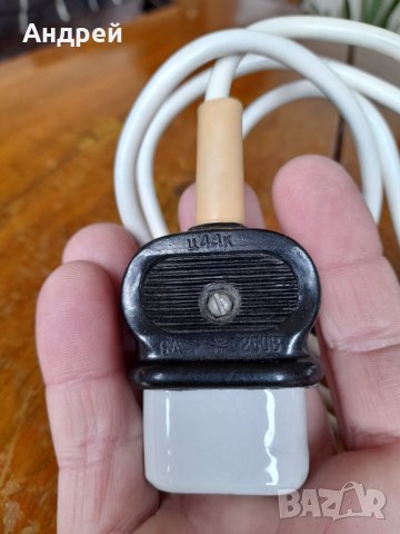 Стар захранващ кабел,Съединителен шнур,щекер #4, снимка 3 - Други ценни предмети - 43779372