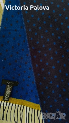 Марков шал  TED BAKER EARLHAM унисекс, снимка 8 - Шалове - 53575852