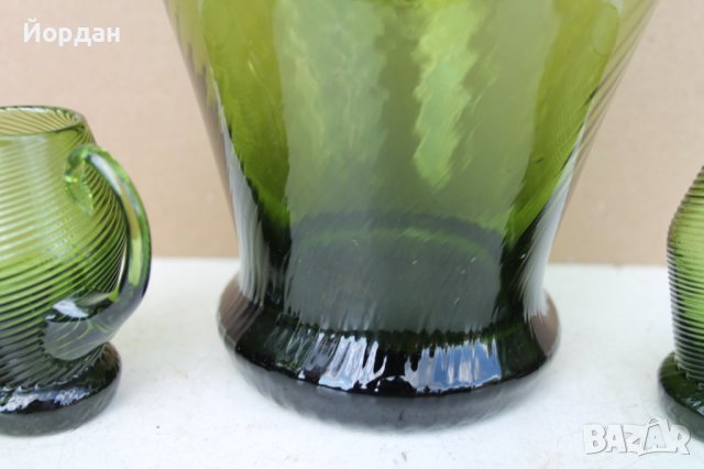 Стар сервиз за алкохол 1930 г., снимка 6 - Други ценни предмети - 40876859