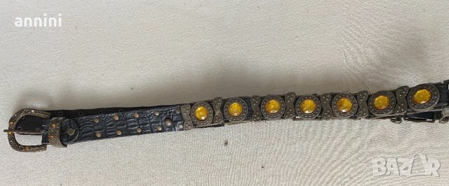 колан дамски  кожа и украса, снимка 2 - Колани - 32472805