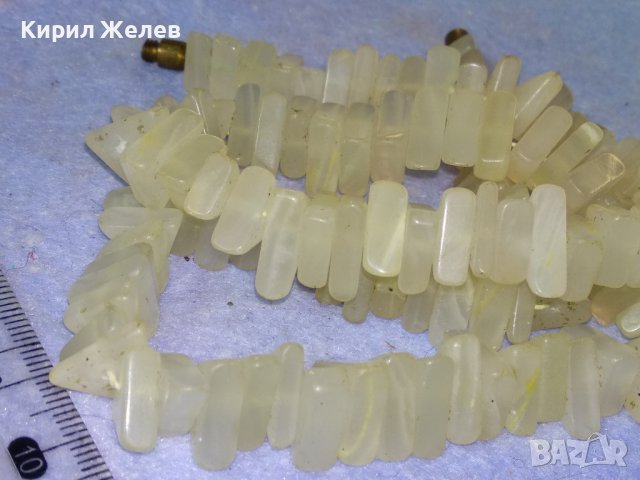 СКЪПОЦЕННА РЕТРО ОГЪРЛИЦА КОЛИЕ от МЛЕЧЕН БЯЛ ОПАЛ МАЙСТОРСКА СТАРА РЪЧНА ИЗРАБОТКА 34686, снимка 13 - Антикварни и старинни предмети - 39193186