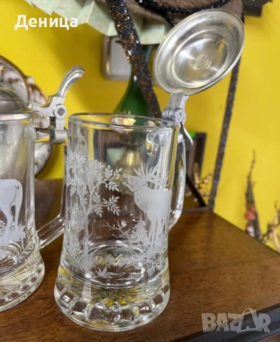 Немски халби с калаени капаци  Историята на традиционните немски халби за бира с капаци , снимка 9 - Чаши - 52916934