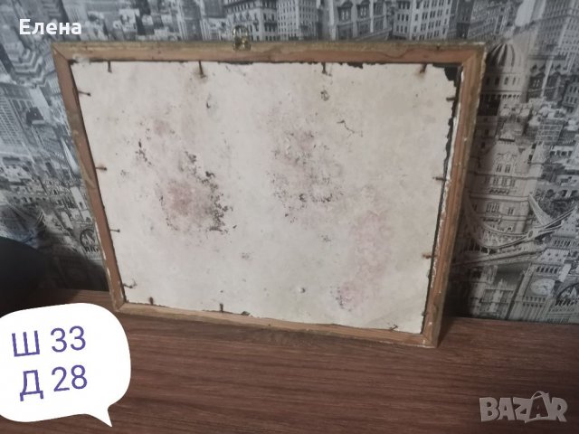 Стара маслена картина, снимка 4 - Картини - 34853048