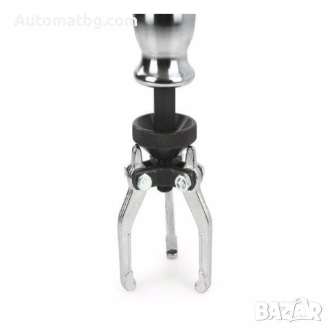 Комплект обратен чук със скоби Automat, За демонтаж на лагери, 5 части, Черен, снимка 2 - Аксесоари и консумативи - 39795168