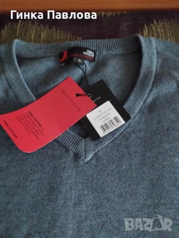Pima/ангелски/ cotton L -МЪЖКИ ПУЛОВЕР, снимка 3 - Пуловери - 39645865
