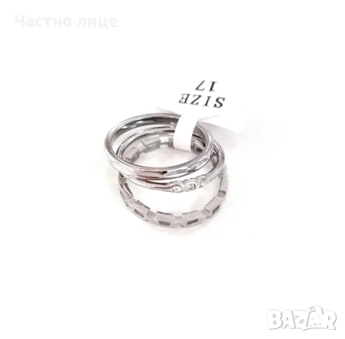 Дамски пръстен от медицинска стомана 