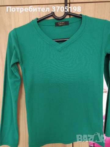 2 бр. зелено блузки, снимка 2 - Детски Блузи и туники - 40384159
