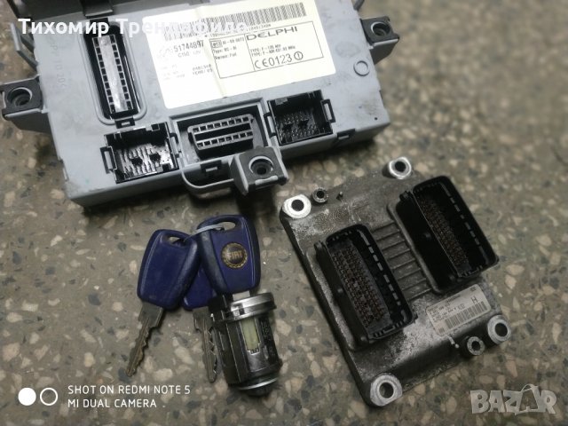 55184644 0261208319 ME73H4F011 ECU Fiat Punto 1.4i 16V 95hp 2005, 51744897 , 51744894, снимка 5 - Части - 39554501