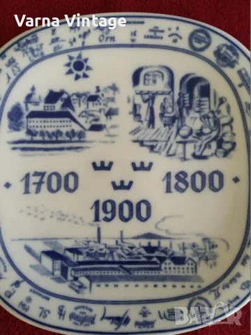 Колекционерска порцеланова чиния за юбилея на Rörstrand. Швеция (кутия). марк., снимка 5 - Колекции - 47494267