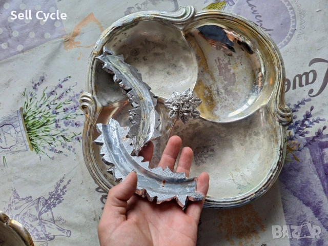 ✅ПОСРЕБРЕНИ СЪДОВЕ - ФРУКТИЕРИ❗, снимка 5 - Други ценни предмети - 53214811