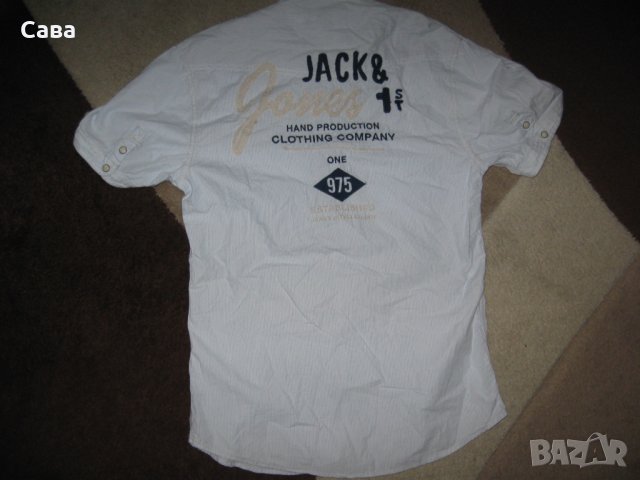 Риза JACK&JONES    мъжка,С-М , снимка 3 - Ризи - 33008102