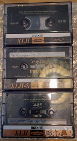 Лот от 3 бр хромни касети Maxell XLIIS 90 XLII 90 