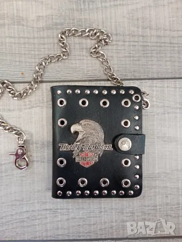 Harley Davidson кожен портфейл 