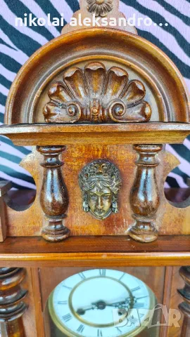 стар немски антикварен часовник, снимка 3 - Антикварни и старинни предмети - 48409817