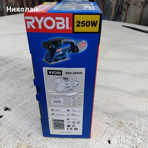 Виброшлайф Ryobi, снимка 2 - Други инструменти - 53603964