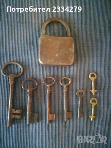 Стари ключове от врати и порти, снимка 2 - Антикварни и старинни предмети - 44577840