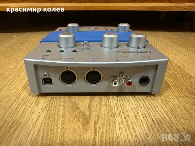 класически USB аудио и MIDI интерфейс "TASCAM US-122" , снимка 4 - Ресийвъри, усилватели, смесителни пултове - 53452826
