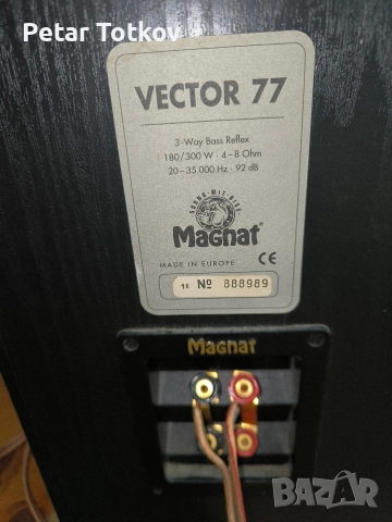 Подовостоящ високоговорител Magnat Vector 77 , снимка 4 - Тонколони - 52628228