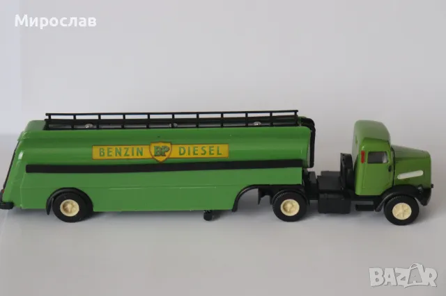 BREKINA ??? H0 1/87 MAN ЦИСТЕРНА КАМИОН МОДЕЛ КОЛИЧКА, снимка 5 - Колекции - 49665492