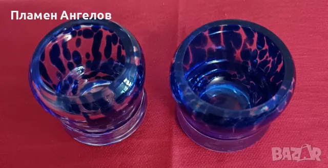 Стъклени държачи , свещници за чаени свещички. , снимка 2 - Декорация за дома - 50154043