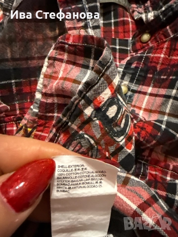 Нова 100 % оригинална памук памучна  дамска елегантна риза Desigual Десигуал , снимка 5 - Ризи - 52512215